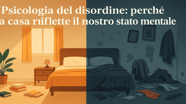Psicologia del disordine: perché la casa riflette il nostro stato mentale